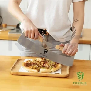 کاتر پیتزا دو دسته چوبی 35 فونیکس PHOENIX