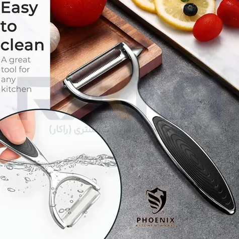 پوست کن دستی دسته مشکی فونیکس PHOENIX