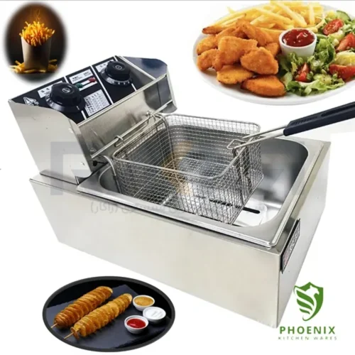 سرخ کن برقی تک لگن 6 لیتر فونیکس PHOENIX