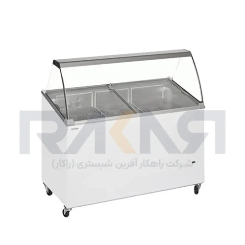 تاپینگ بستنی زیمان HFT-12-B (سایز ۱۲ کاسه) تاپینگ بستنی زیمان HFT-12-B