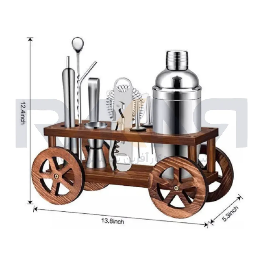 ست بار سرد 12 تکه استند چرخی