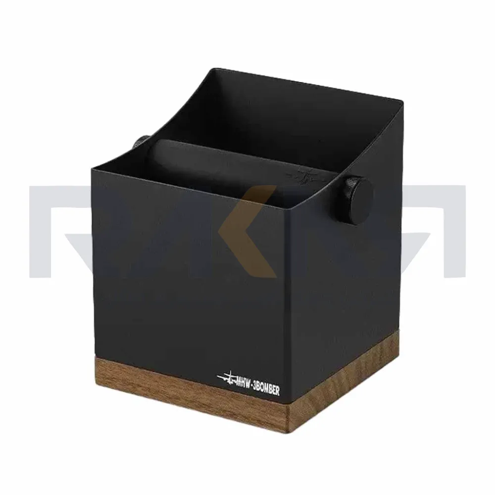 Bomber Square Coffee Knock Box Model GB5426 ناک باکس قهوه مربعی بمبر مدل GB5426