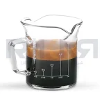 کاپ اندازه گیری دو لبه شیشه ای بمبر