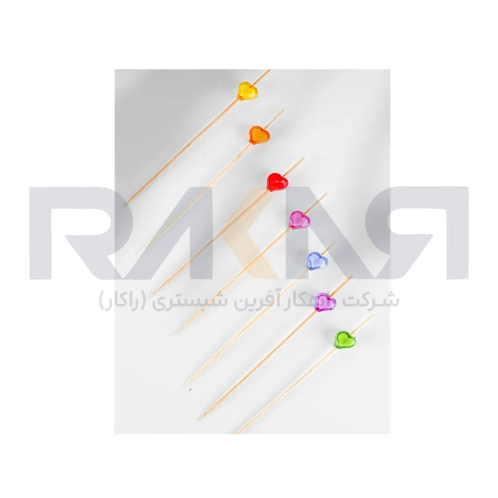 Fruit Pick Needle Pastel Heart Design Code 51 Prime فروت پیک سوزنی طرح قلب پاستیلی کد 51 پرایم