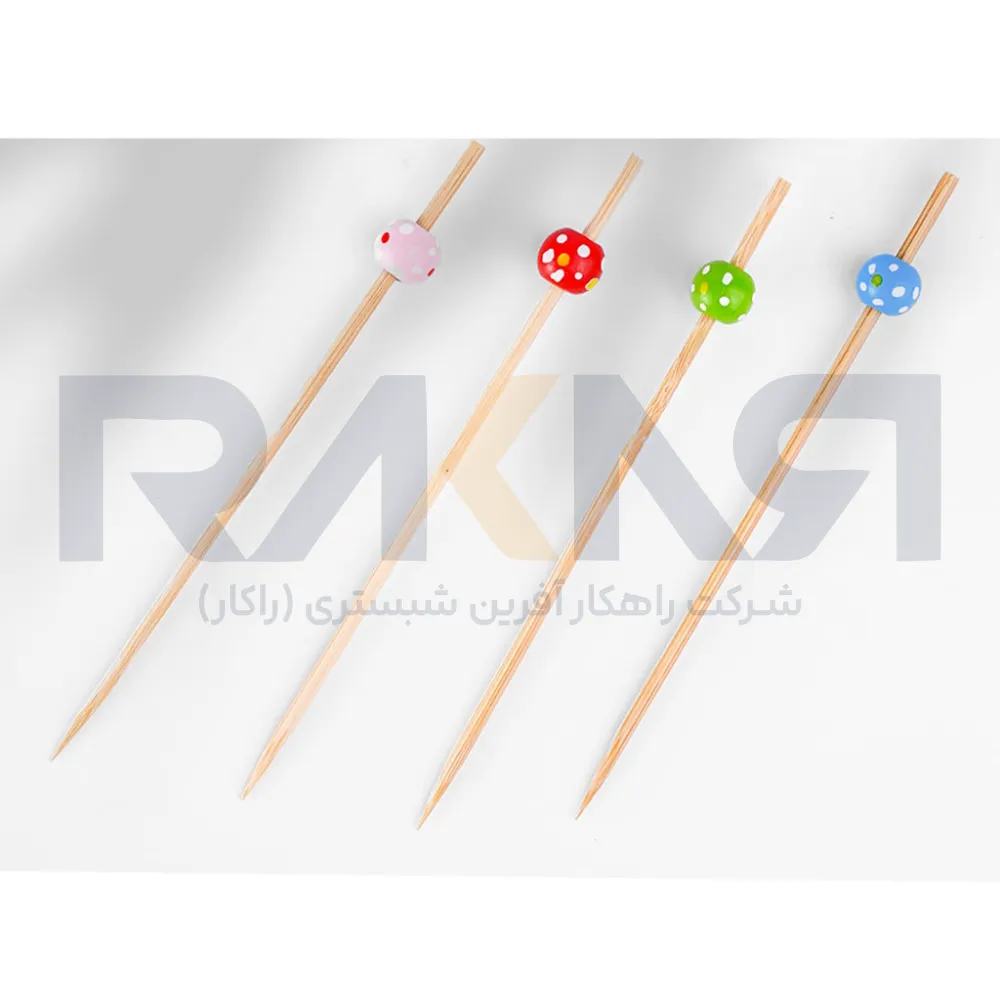 Fruit Pick Needle Round Dotted Design Code 46 Prime فروت پیک سوزنی طرح گرد خالدار کد 46 پرایم