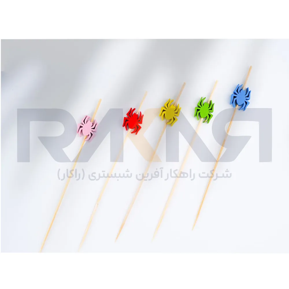 Fruit Pick Needle Spider Design Code 49 Prime فروت پیک سوزنی طرح عنکبوتی کد 49 پرایم