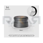 لولر قهوه گرویتی چوبی 2 پره