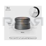 لولر قهوه گرویتی چوبی 2 پره