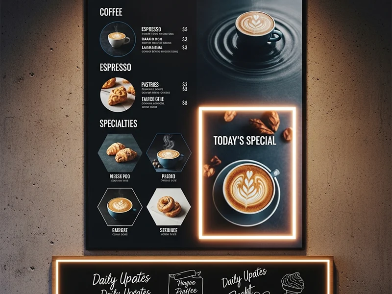 ۷ ترند جدید در طراحی منوی کافی شاپ برای افزایش فروش ترند جدید در طراحی منوی کافی شاپ