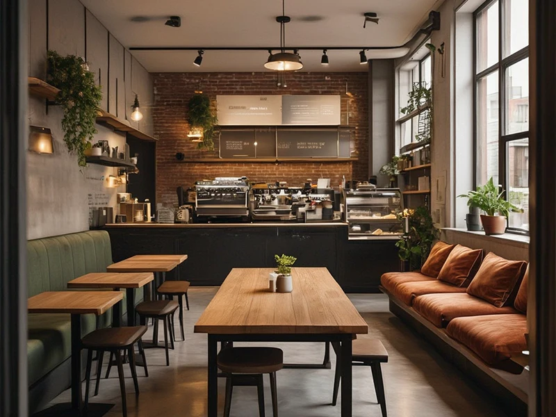 طراحی کافی شاپ + ۴۰ ایده جذاب و اصول کلیدی طراحی کافی شاپ