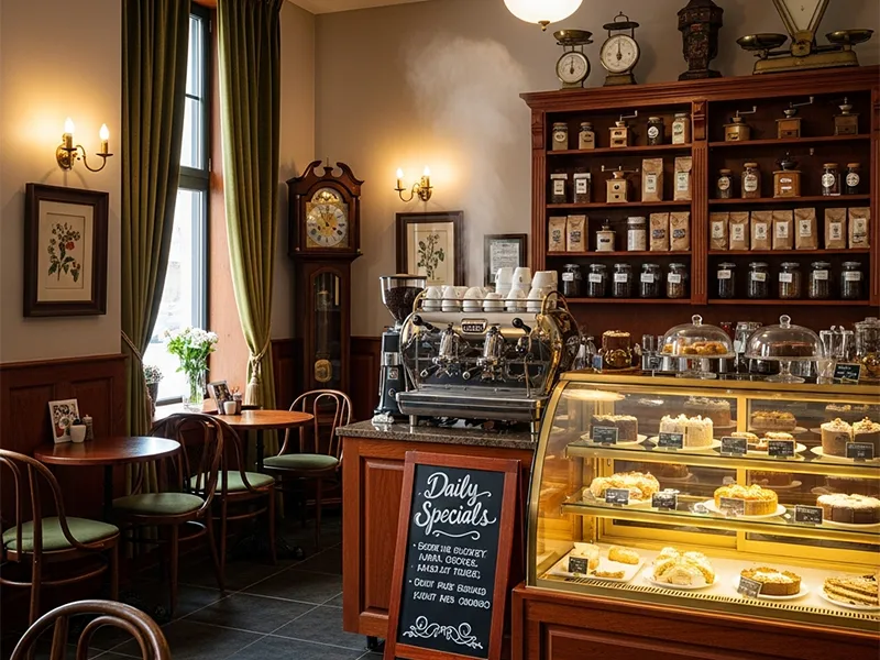 طراحی کافی شاپ کلاسیک