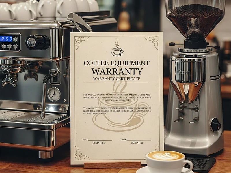 گارانتی تجهیزات کافی شاپ