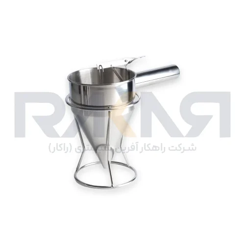 دیسپنسر پنکیک استیل ۱۹ سانتیمتری همراه با پایه