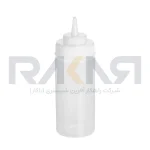 بطری سس ۴۷۰ میلی‌لیتری پلاستیکی سفید