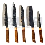 سرویس 5 پارچه چاقو سر آشپز فولادی
