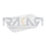 بن ماری ۱/۴ پلی کربنات عمق ۶.۵ شفاف به همراه درب