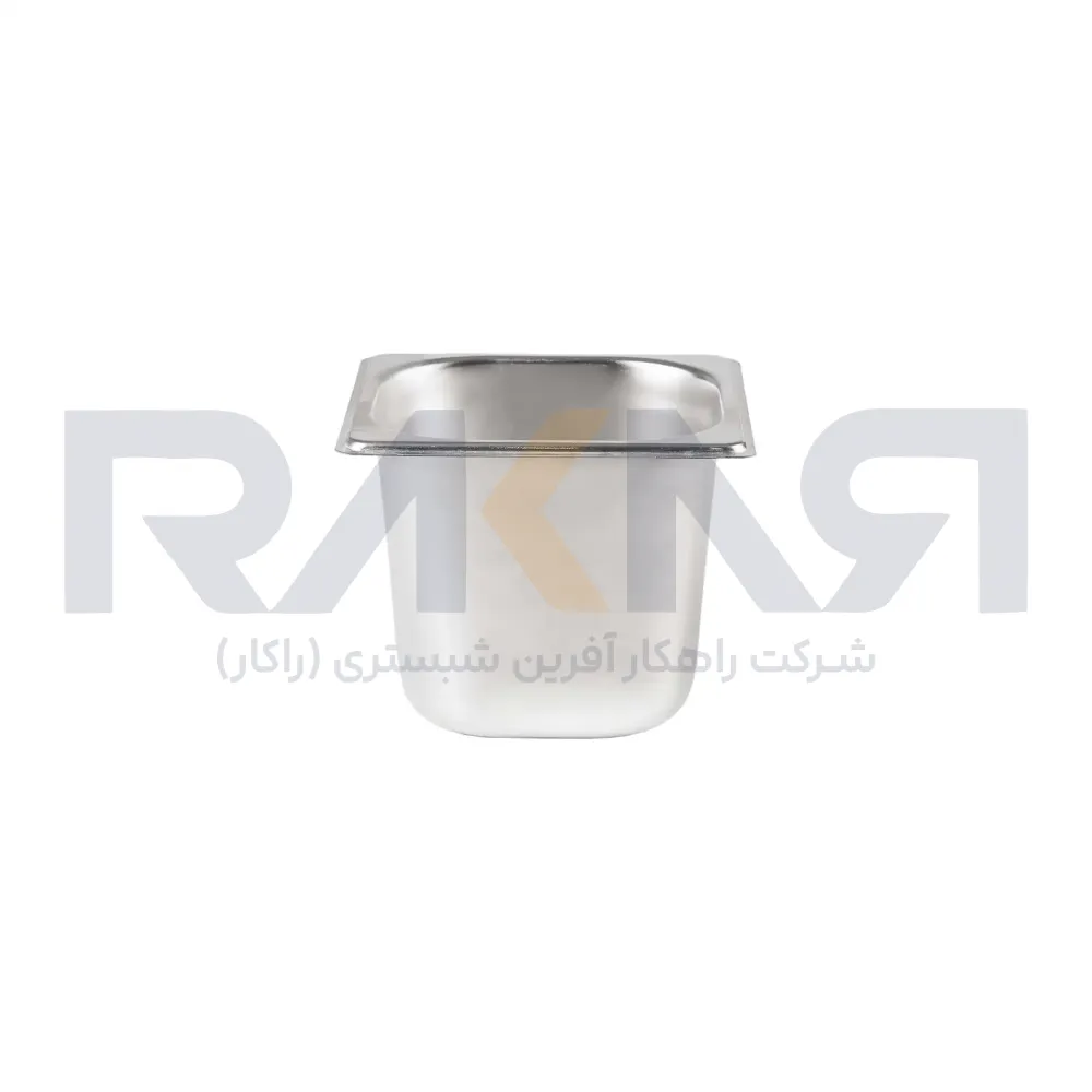 Bain-marie 1_6 steel depth 15 without lid بن ماری ۱/۶ استیل عمق ۱۵ بدون درب