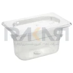 بن ماری ۱/۹ پلی کربنات عمق ۱۰ شفاف به همراه درب