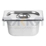 بن ماری ۱/۹ استیل عمق ۱۰ همراه با درب