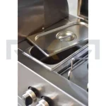 باربیکیو ۱۱۰ سانت استیل ترموود درب نیم هلال