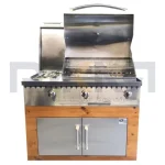 باربیکیو ۱۱۰ سانت شعله دار، استیل ترموود عرض ۶۰