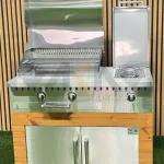 باربیکیو ۱۱۰ سانت شعله دار، استیل ترموود