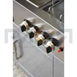 باربیکیو ۱۱۰ کامل استیل درب نیم هلال