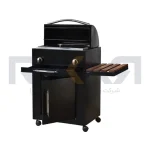 باربیکیو ۶۲ سانت تمام رنگی درب نیم هلال