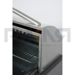 باربیکیو ۶۲ سانت نما استیل درب نیم هلال