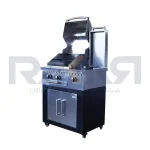 باربیکیو ۷۵ سانت شعله دار استیل کابین نما استیل