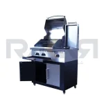 باربیکیو ۹۲ سانت شعله دار بالا استیل کابین نما استیل