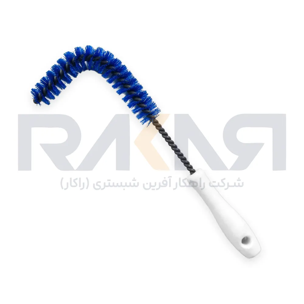 فرچه سر کج دسته پلاستیکی ۳۰ سانتیمتری (آبی) کارلایز