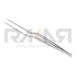 انبر تزئین غذا انحنا دار استیل ۲۰ سانتیمتری