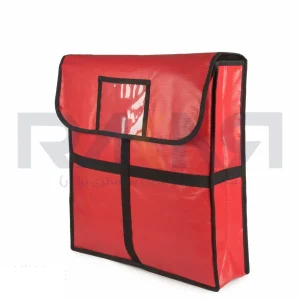 کیف حمل غذا ۴۳×۴۵ سانتیمتری (برزنتی – قرمز)
