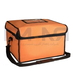 کیف حمل غذا ۳۳×۴۰ سانتیمتری (برزنتی – نارنجی)