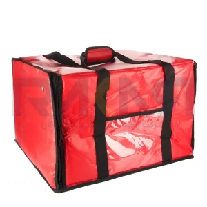 کیف حمل غذا ۴۷×۵۰ سانتیمتری (برزنتی – قرمز – حجیم)