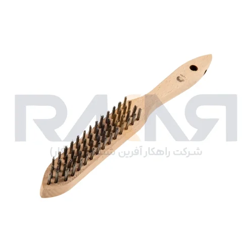 فرچه سیمی طوسی دسته چوبی ۲۸ سانتیمتری فرچه سیمی طوسی دسته چوبی ۲۸ سانتیمتری