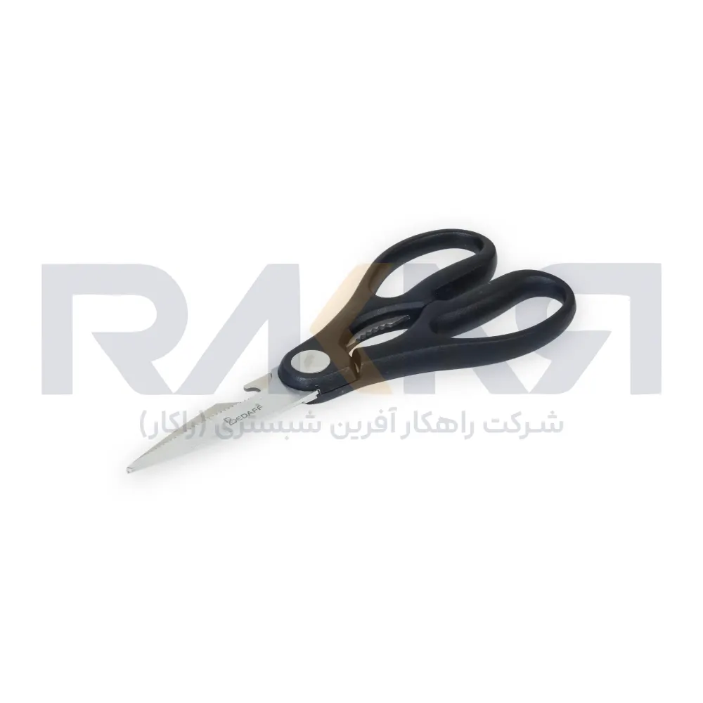 قیچی آشپزخانه دسته مشکی بداف