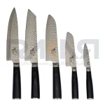 چاقو آشپزخانه حرفه ای 5 چارچه با تیغه فولادی