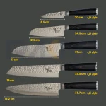 چاقو آشپزخانه حرفه ای 5 چارچه