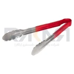 انبر سرو استیل ۳۰ سانتیمتری قرمز