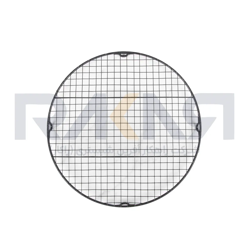 Round steel cake cooling rack توری گرد استیل خنککننده کیک