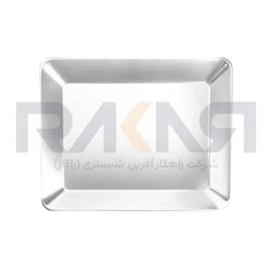 سینی استیل ۳۴×۲۷ سانتیمتری