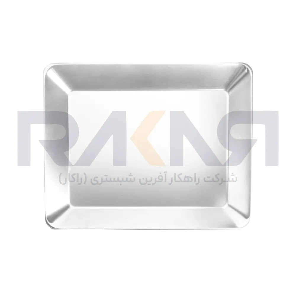 سینی استیل ۳۴×۲۷ سانتیمتری