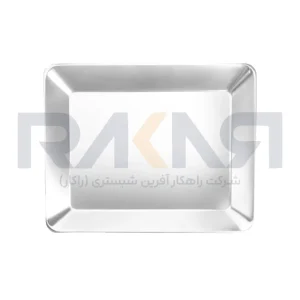 سینی استیل ۴۴×۳۱ سانتیمتری