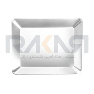 سینی استیل ۴۸×۳۲ سانتیمتری