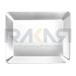 سینی استیل ۵۴×۳۷.۵ سانتیمتری