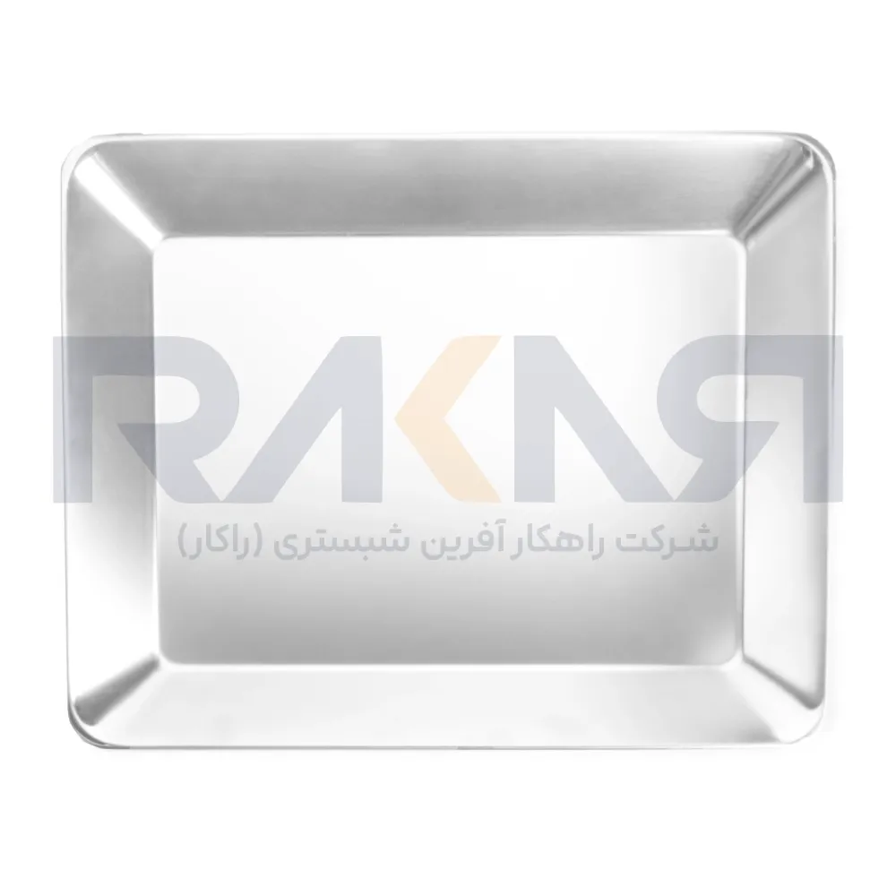 سینی استیل ۵۴×۳۷.۵ سانتیمتری