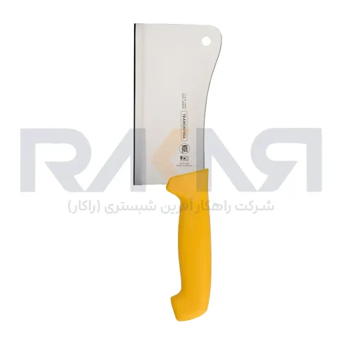 ساطور ۱۵.۵ سانتیمتری ترامونتینا دسته زرد 1
