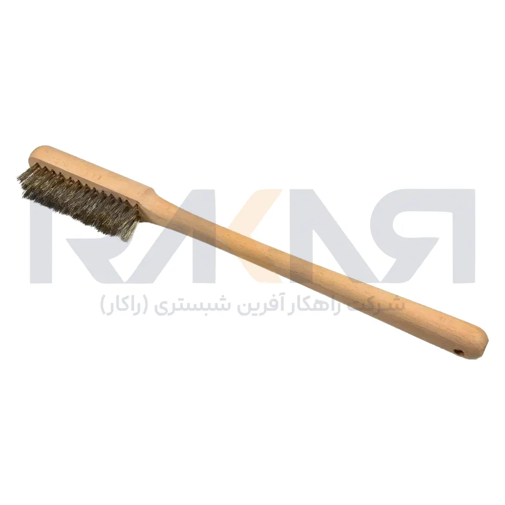 Wire brush with wooden handle 47 cm فرچه سیمی دسته چوبی ۴۷ سانتیمتری